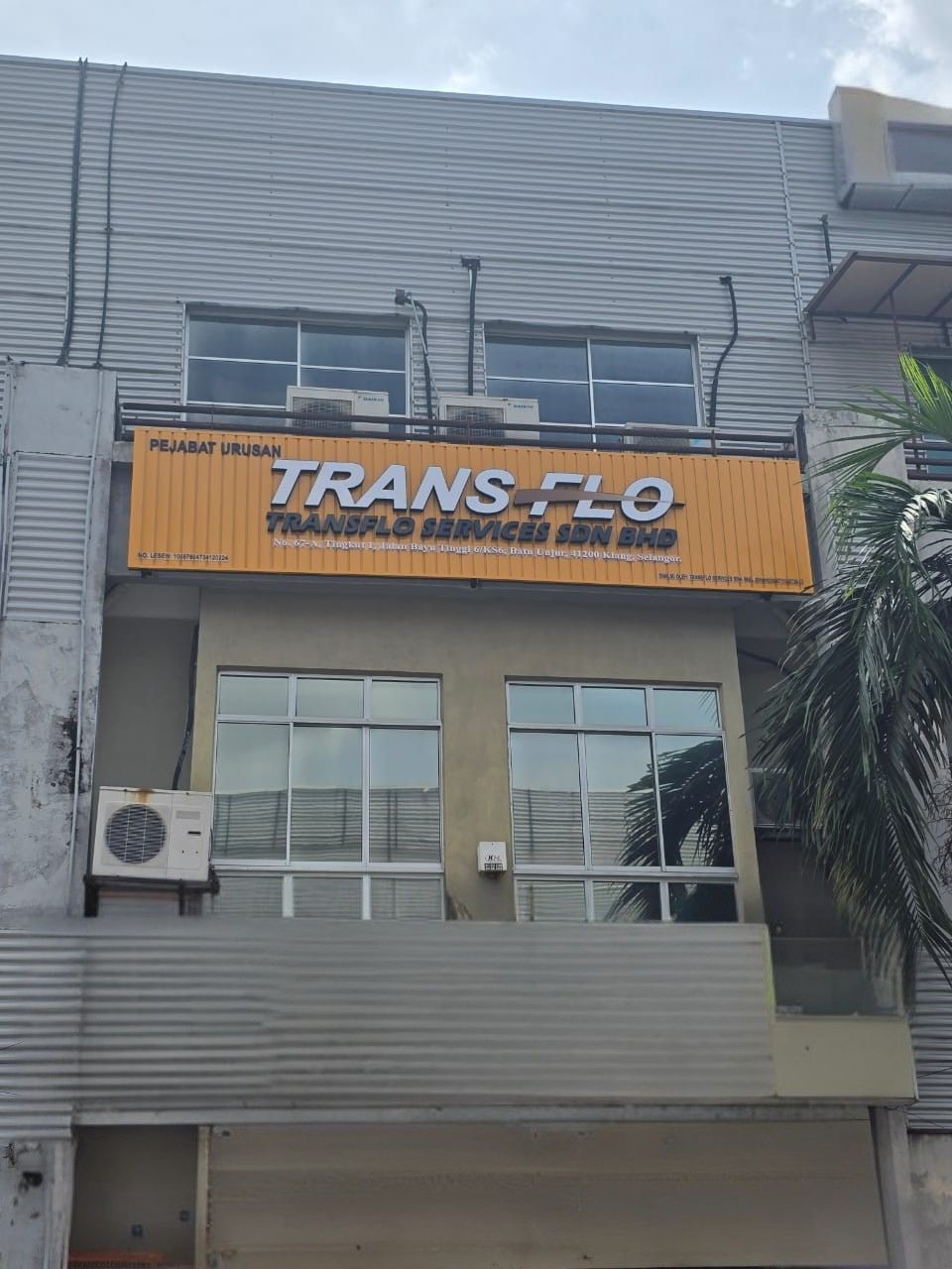 TRANSFLO Office Signage